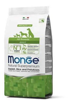 Monge dog корм all breeds adult Кролик рис і картопля Сухий корм для собак 15 кг 78784 фото
