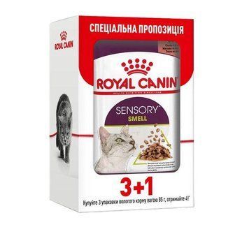 Royal Canin Sensory Smell in Gravy 85г Корм для привередливых котов в соусе 3 кг 74229 фото