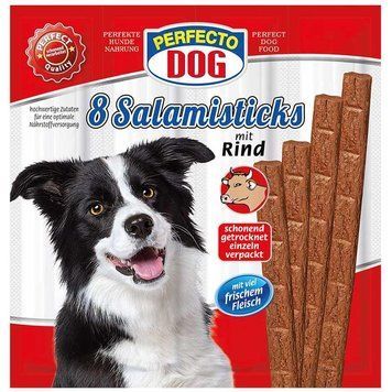 Perfecto Dog Палички для собак яловичина червоні 8 шт. х 11 г Німеччина 37674 фото