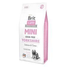 Brit Care GF Mini Yorkshire Гипоаллергенный корм для собак породы йоркширский терьер с лососем и тунцом 35830 фото