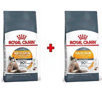 АКЦІЯ Royal Canin Hair Skin Care з куркою сухий корм для кішок із проблемною шерстю 4+4 кг 80568 фото