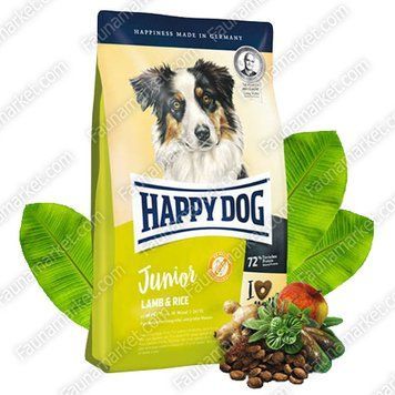 Happy Dog Supreme Junior Lamb & Rice з ягням і рисом 1 кг 36877 фото