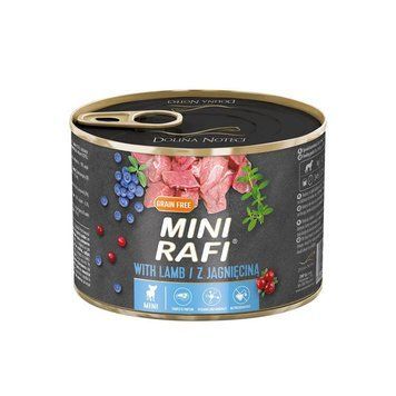 Dolina Noteci Rafi mini консерви для собак дрібних порід з ягням-185г 56419 фото