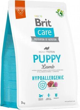 Brit Care Dog Hypoallergenic Puppy Сухий корм для цуценят гіпоалергенний з ягнятком 3 кг 73724 фото