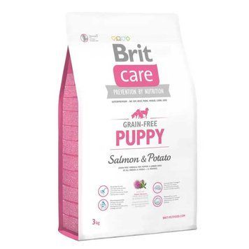 Brit Care GF Puppy Salmon&Potato Гипоаллергенный корм для щенков с лососем и картофелем 800г 30249 фото