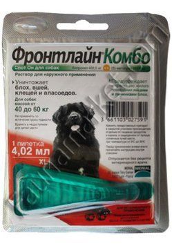 Frontline Combo для собак для собак від 40 до 60 кг 11691 фото