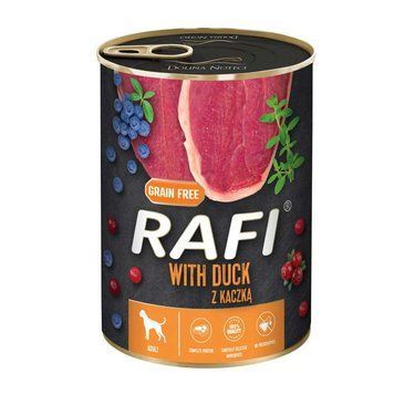 Dolina Noteci Rafi консервы для собак (65%) паштет утка, голубика и клюква 304937 1 шт 58503 фото