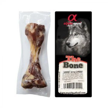 Alpha Spirit Ham Bone, свиная кость в вакууме M 42x21x10см Белый камень 77713 фото