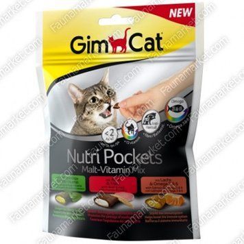 Gimcat Nutri Pockets мультивитамин микс 150г 30529 фото
