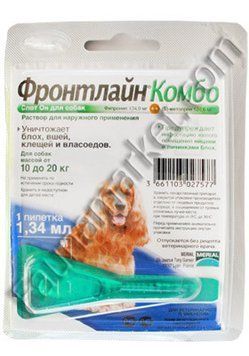 Frontline Combo для собак для собак від 10 до 20 кг 11689 фото