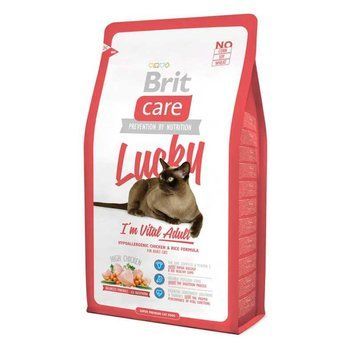Brit Care Cat Lucky I am Vital Adult Гипоаллергенный корм для кошек с курицей и рисом 150 мл (d11 см) 32209 фото