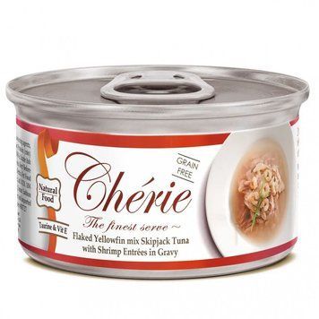 Cherie Signature Gravy Mix Tuna&Shrimp Влажный корм для кошек с кусочками тунца и креветок в соусе 80 гр 200/50 м (8 - 40 кг) 69271 фото