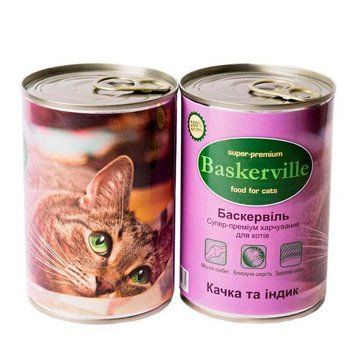 Baskerville Качка з індичкою 400г 21790 фото