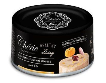 Cherie Healthy Living влажный корм мусс из курицы и тыквы для кошек 80 гр №5 (72х67 см) 80528 фото