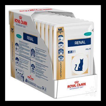 Влажный корм Royal Canin Renal Feline Chicken 85 г для кошек с почечной недостаточностью 0,250мл 26614 фото