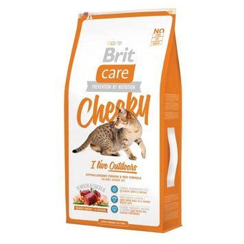 Brit Care Cat Cheeky Сухий корм для кішок, що живуть на вулиці 72кг 61064 фото