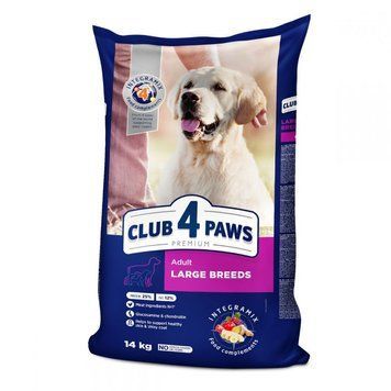 Акция! Club 4 paws (Клуб 4 лапы) Adult Large Breeds Сухой корм для собак больших пород 73933 фото