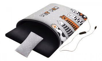 Грілка Кишенька Лапка сіра з USB XL 6075 см (5-10 кг) 84607 фото