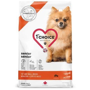 1st Choice Senior Toy and Small Chicken, курка, Сухий корм для літніх або малоактивних собак міні та малих порід 5 кг 77930 фото