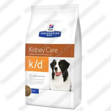 Hill's (Хиллс) Prescription Diet k/d Kidney Care Лечебный корм для собак при хронических заболеваниях почек и сердца, 2 кг 52*14 см. 18801 фото