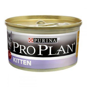 Purina Pro Plan Kitten Консерви для кошенят Мус з куркою 85 г 8619 акція-20 66972 фото