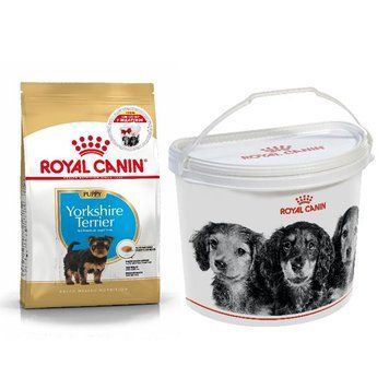 АКЦІЯ Royal Canin Yorkshire Terrier Puppy Сухий корм для цуценят з м'ясом птиці та рисом 1,5 кг + контейнер 72086 фото