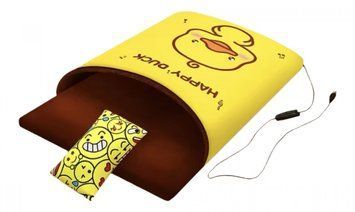 Грілка Кишенька з USB Качка жовта XL 6075 см (5-10 кг) 84414 фото