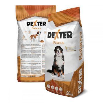 Dexter Balance Dog Сухой корм для собак с мясом и овощами, 20 кг Ошейник Unicum Organic противопаразитарный для щенков, 25 см 69158 фото