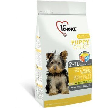 1st Choice Puppy Toy&Small Chicken Сухой корм для щенков мини пород с курицей от 25 до 40кг 28168 фото