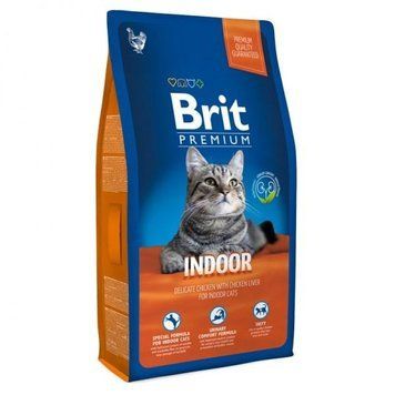 Brit Premium Cat Indoor сухий корм для кішок, що живуть в приміщенні 800г 3239 60164 фото