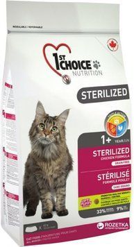 1st Choice Sterilized Chicken для стерилізованих кішок 320г 57514 фото