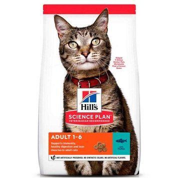 Hills Science Plan Adult with Tuna Сухий корм для кішок із тунцем 10 кг 19739 фото