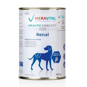 MERA MVH Renal при хворобах нирок корм консервований дорослих собак 400 гр 78356 фото