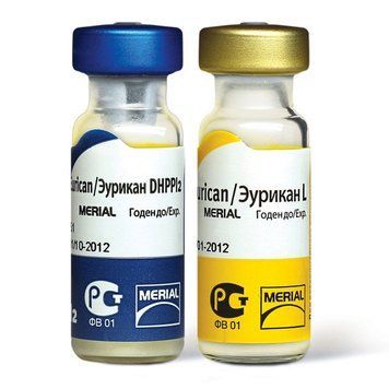 Эурикан вакцина для собак DHPPI+2L (X/10/X) 5пар 65338 фото