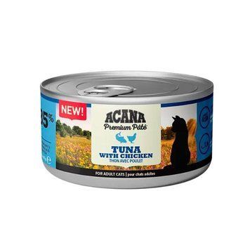 Acana Premium Pate Tuna with Chicken Recipe Влажный корм для кошек с курицей и тунцом, 85 г 400 мл 75998 фото