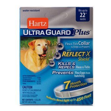 Нашийник HARTZ Ultra Guard Plus для собак і цуценят світловідбивний 65 см 56778 фото