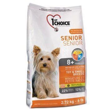 1st Choice Senior Toy&Small Сhicken Сухой корм для собак мини пород старше 8 лет с курицей до 4 кг 57530 фото