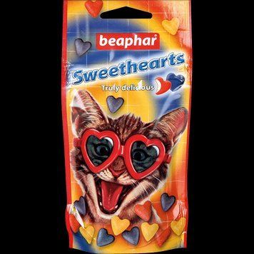 Beaphar Sweet Hearts лакомство в виде сердечек 23-30 кг 17203 фото