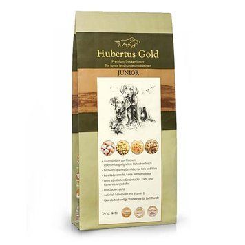 Hubertus Gold Юніор Преміум сухий корм для цуценят 14кг 113137 20774 фото