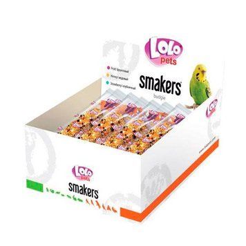 Lolo Pets лакомство с фруктами для волнистых попугаев Extremo smokers 45 гр 73230 6х5х4см 67467 фото