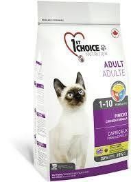 1st Choice Adult Finicky Chicken Сухой корм для активных и привередливых котов с курицей 840мл 16,5 см 28163 фото
