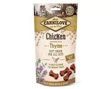 Лакомство Carnilove Cat Semi Moist Snack для кошек с курицей и тимьяном 50гр 12 кг 73735 фото