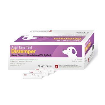 Експрес-тест ASAN Easy Test Чуми у собак СDV-Ag Distemper, Корея 1 шт. 56750 фото