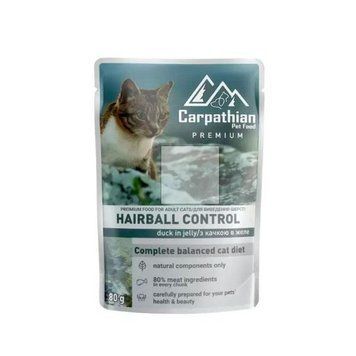 Carpathian Pet Food Hairball Control Duck з качкою для виведення шерсті 69786 фото