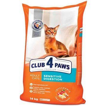 Акція Club 4 paws Sensitive (Полуб 4 лапи) Корм для чутливого травлення 2 кг (-18) 80817 фото