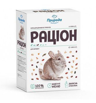 Раціон для шиншил Сузирье 1,5 кг 1,5 кг 21410 фото
