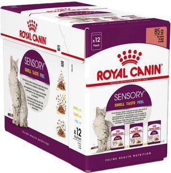 АКЦІЯ Royal Canin Sensory Multipack упаковка вологого корму для дорослих кішок 9+3 шт. по 85 г 82320 фото