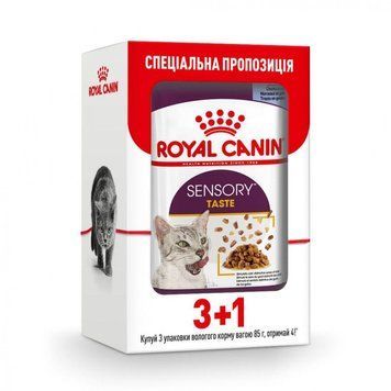 Royal Canin Sensory Taste in Jelly 85г Корм для привередливых котов в желе № 3 67х40 см 74226 фото