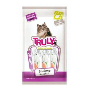 Лакомство для котов Truly с креветкой и треской, 70 г 350 г 75104 фото