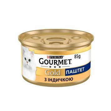 Gourmet Gold паштет для кошек с индейкой, 85 г 500г (весовка) 44964 фото